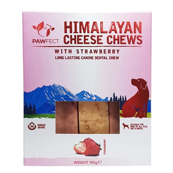 Pawfect Yak Chew Bar met Aardbei