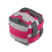 Snuffelcube snuffelbal hond fleece Grijs roze