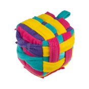 Snuffelcube snuffelbal hond fleece Paars roze geel blauw