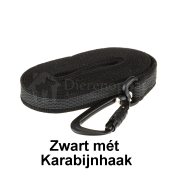 Antislip riem lijn hond met karabijnhaak carabiner