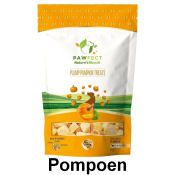 Gevriesdroogd Fruit voor honden Pompoen vegetarisch vegan hondensnack