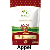 Gevriesdroogd Fruit voor honden Appel vegetarisch vegan hondensnack