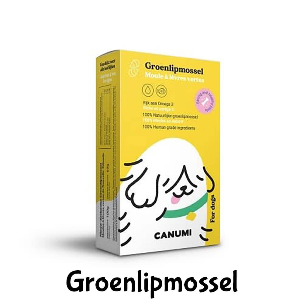 Canumi gezonde vis hond groenlipmossel nieuw zeeland
