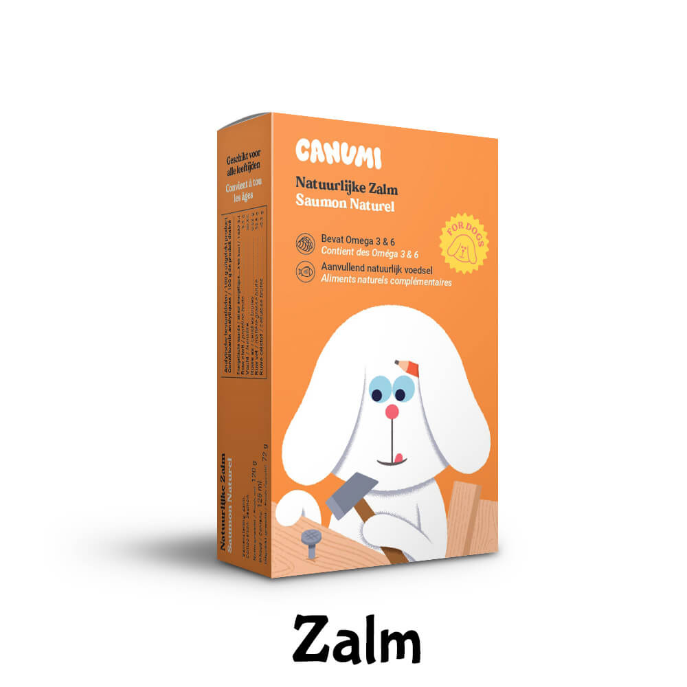 Canumi gezonde vis hond noorse zalm zalmfilet