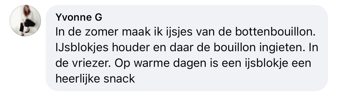 Bottenbouillon ijsjes hond ijsvormpjes