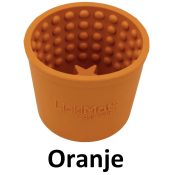 Lickimat Yoggi Pot Joggie pot hond Oranje