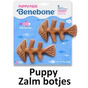 Benebone puppy 2pack fishbone zalm botten wishbone