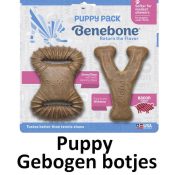 Benebone puppy 2pack gebogen botten wishbone