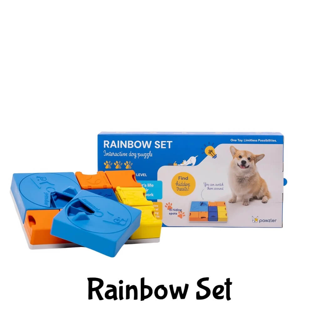 Pawzler puzzel hond hondenpuzzel rainbow set aanbieding korting ervaringen
