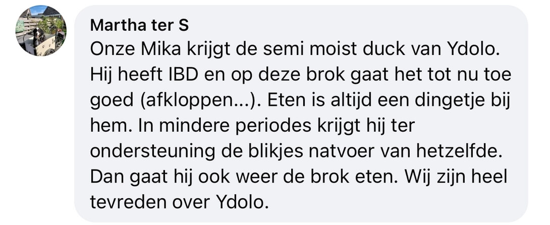Hond IBD voer hondenvoer hondenbrokken brokken