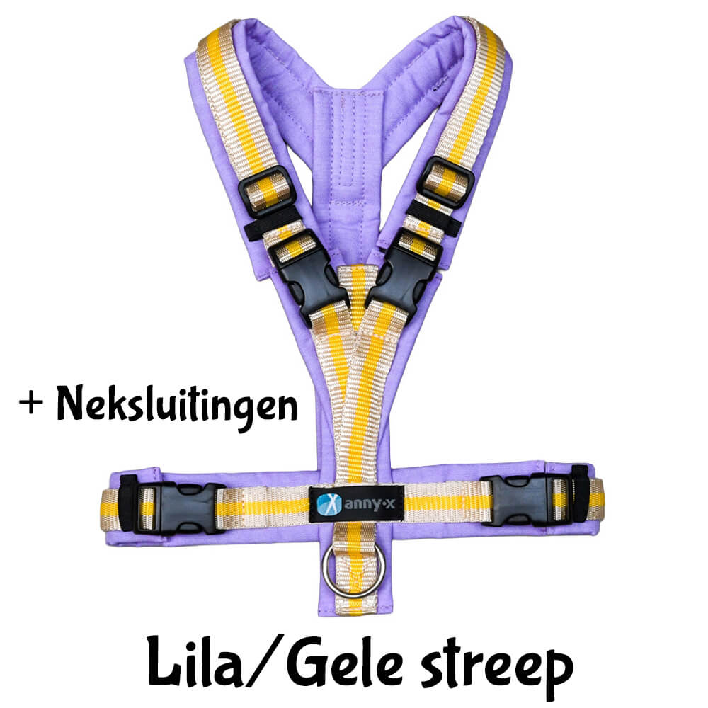 Anny X AnnyX Limited Edition Primrose Primelchen lila gele streep neksluiting