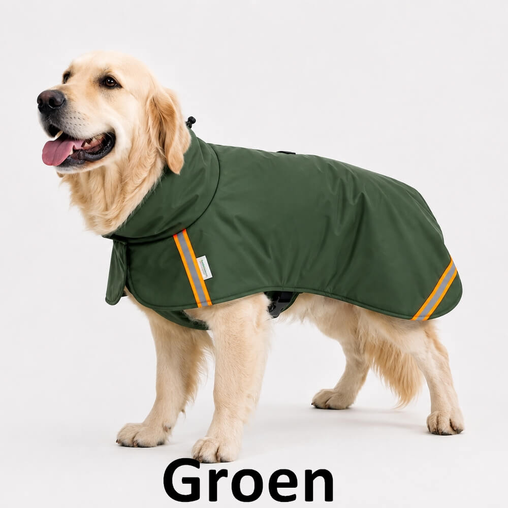 Hondenjas waterdicht groen