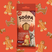 Kerst Gingerbread Biscuit dental sticks