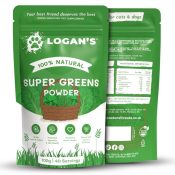 Logan's super greens Groentepoeder voor Honden (Boerenkool, Spinazie, Broccoli, Spirulina)