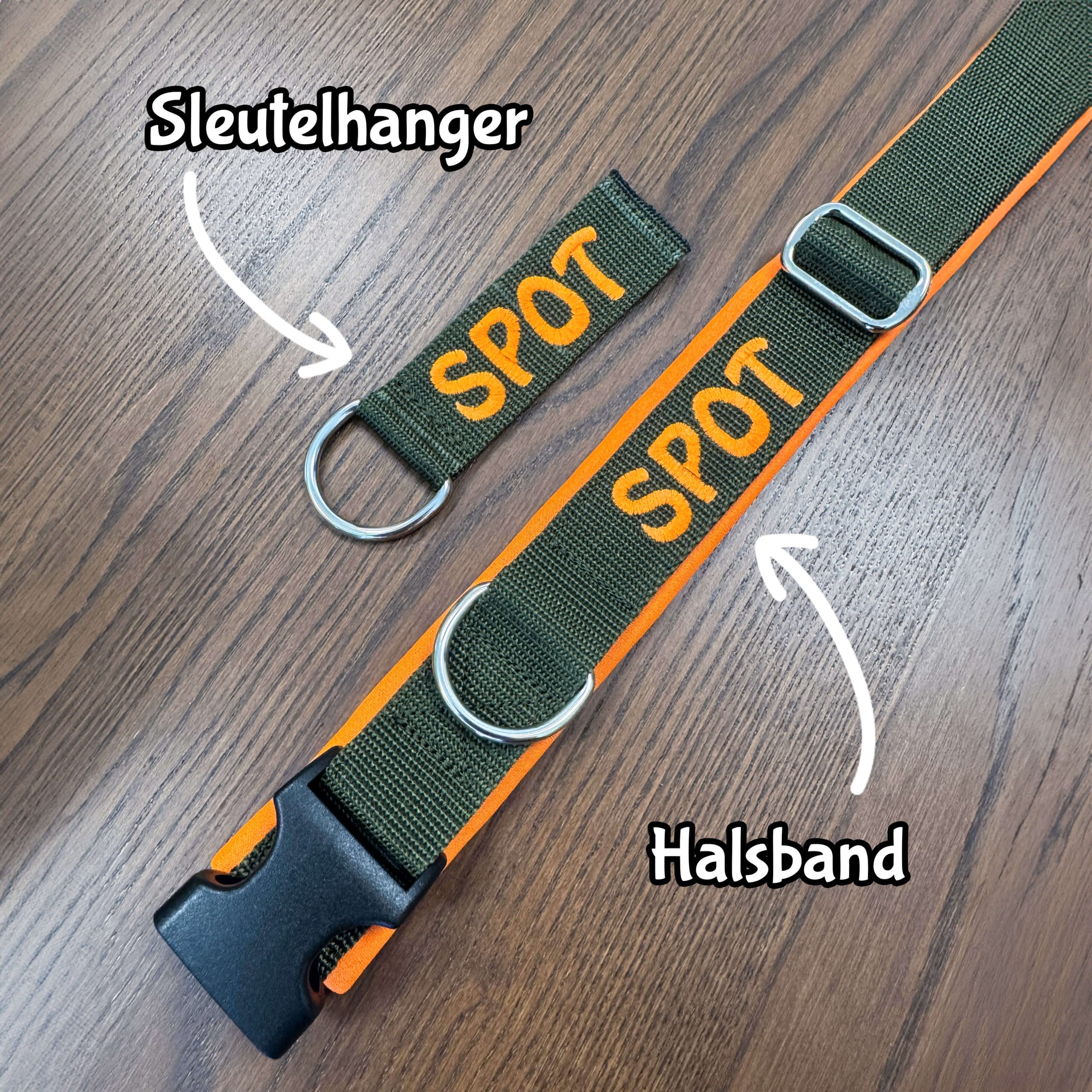 Sleutelhanger halsband hond