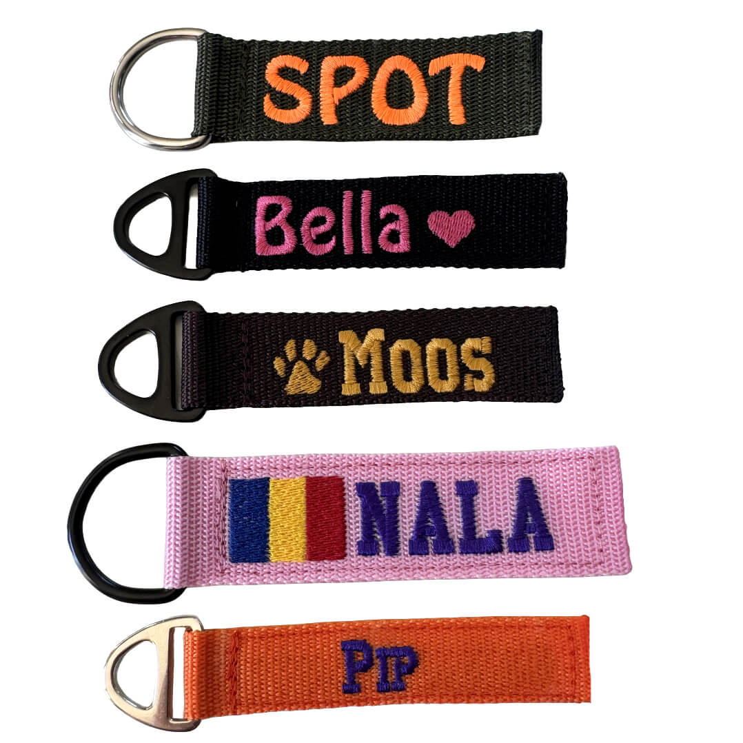 Sleutelhanger met Naam Hond & Telefoonnummer
