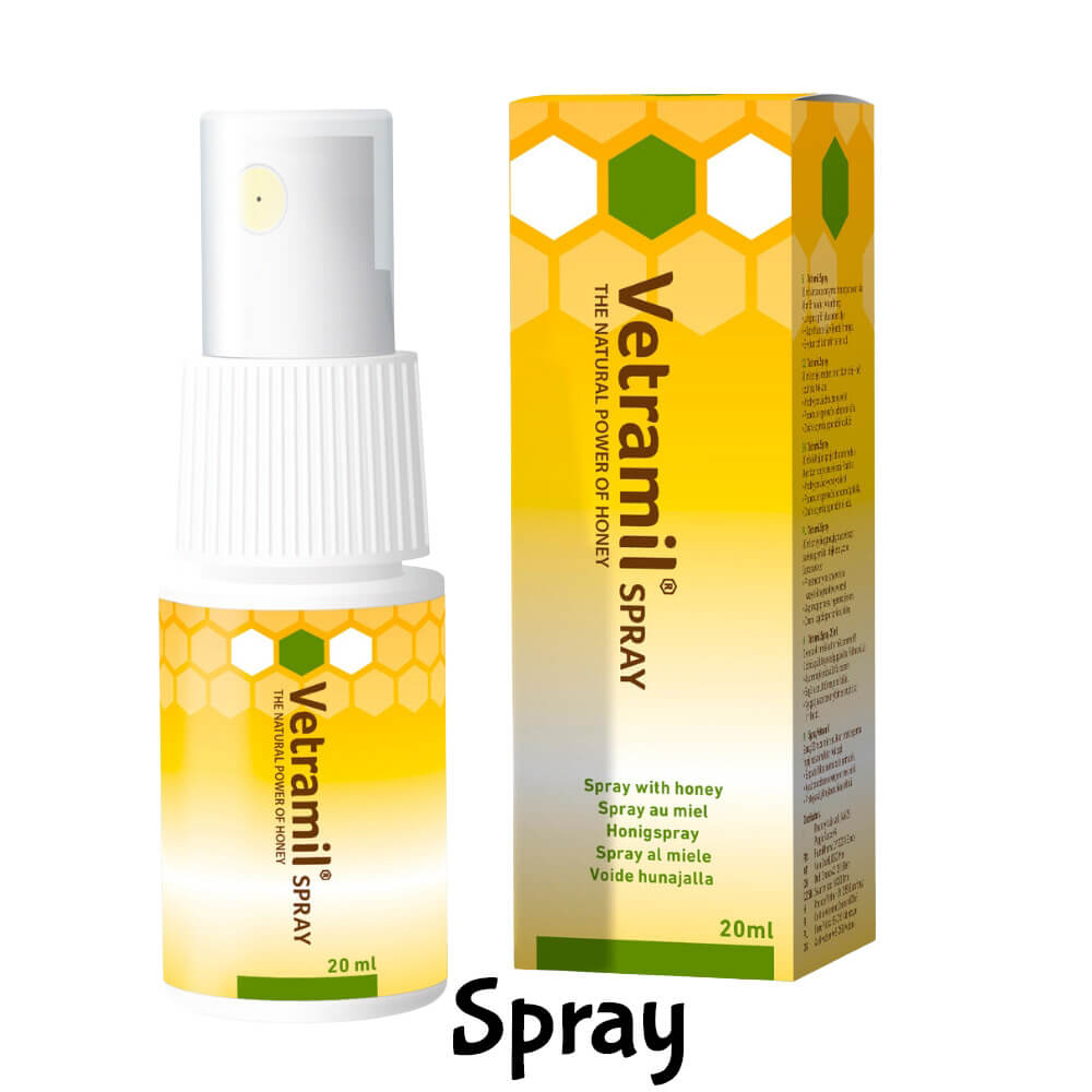 Vetramil honingzalf spray hond aanbieding