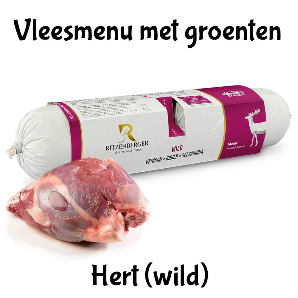 Gestoomd vlees hond