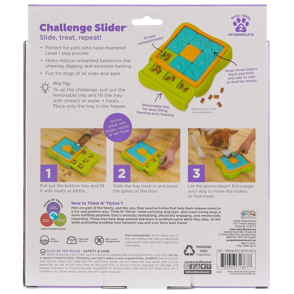 Nina Ottossen Challenge Slider Voerpuzzel achterkant