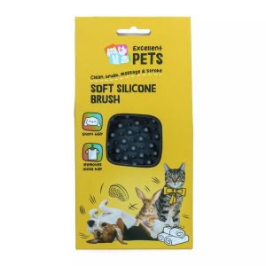 4-in-1 Siliconen Haarborstel - Voor kortharige honden en katten