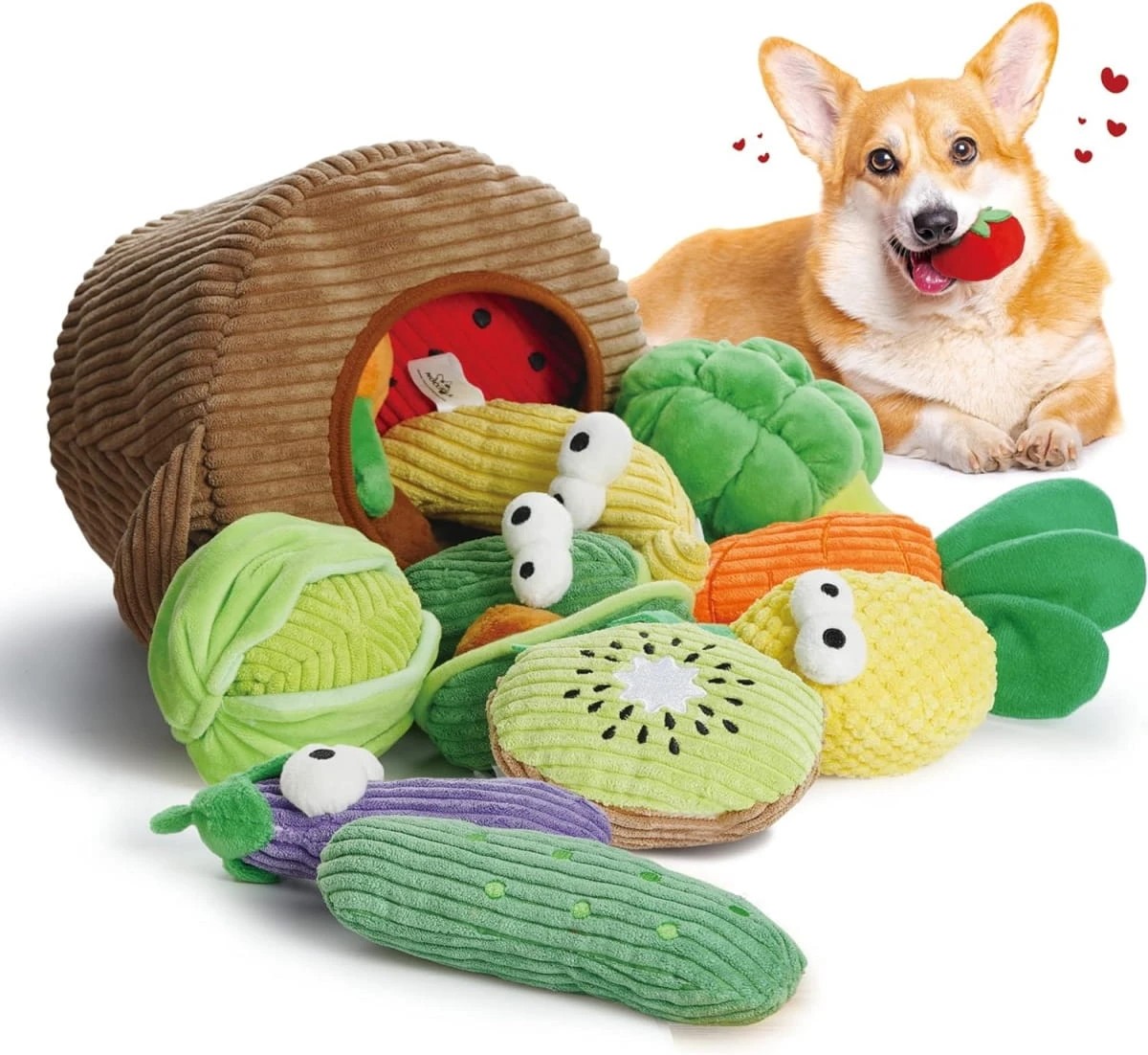 Snuffelmandje Groenten & Fruit voor de Hond