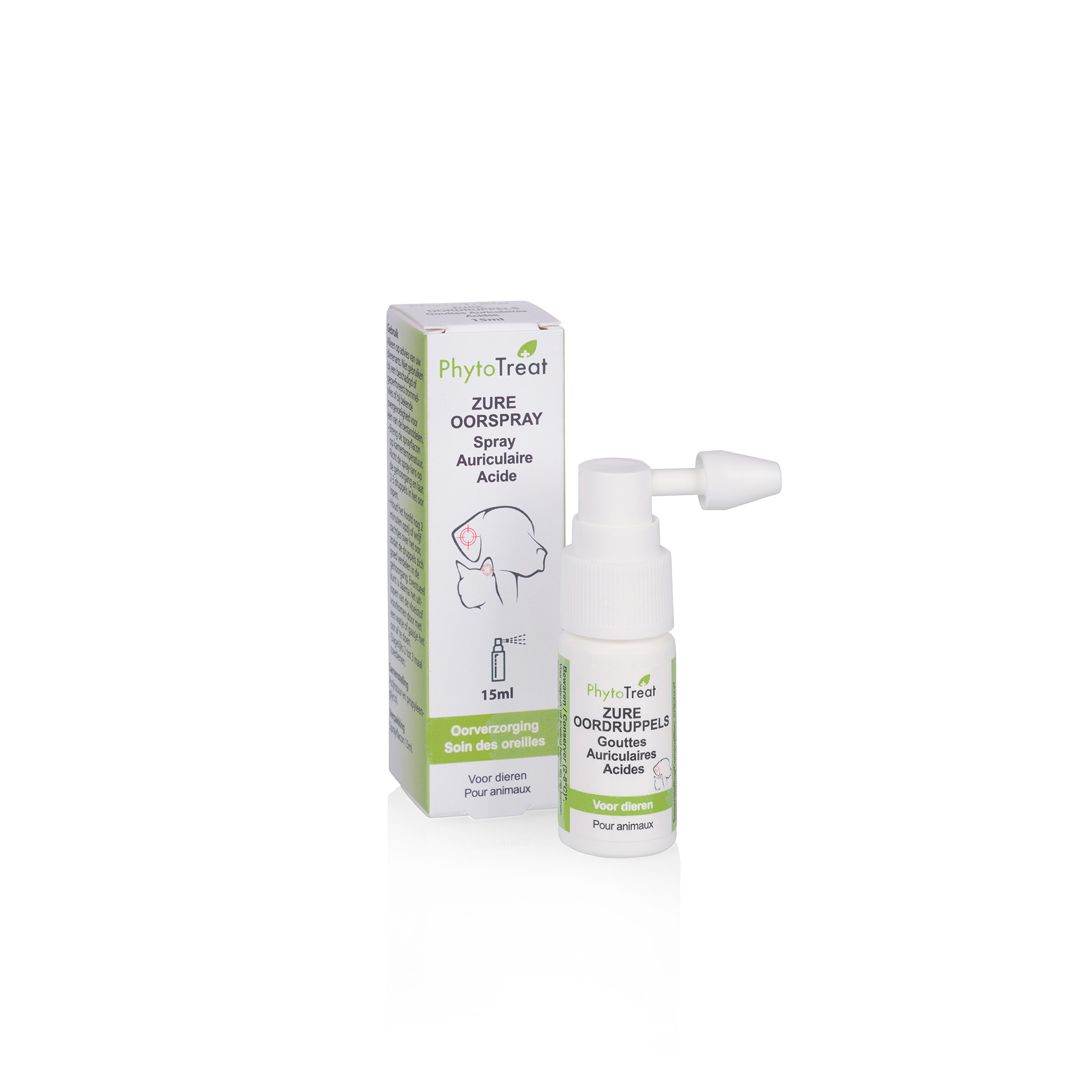 PhytoTreat Zure Oordruppels en Spray voor Honden en Katten - Afbeelding 4