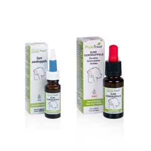 PhytoTreat Zure Oordruppels en Spray voor Honden en Katten